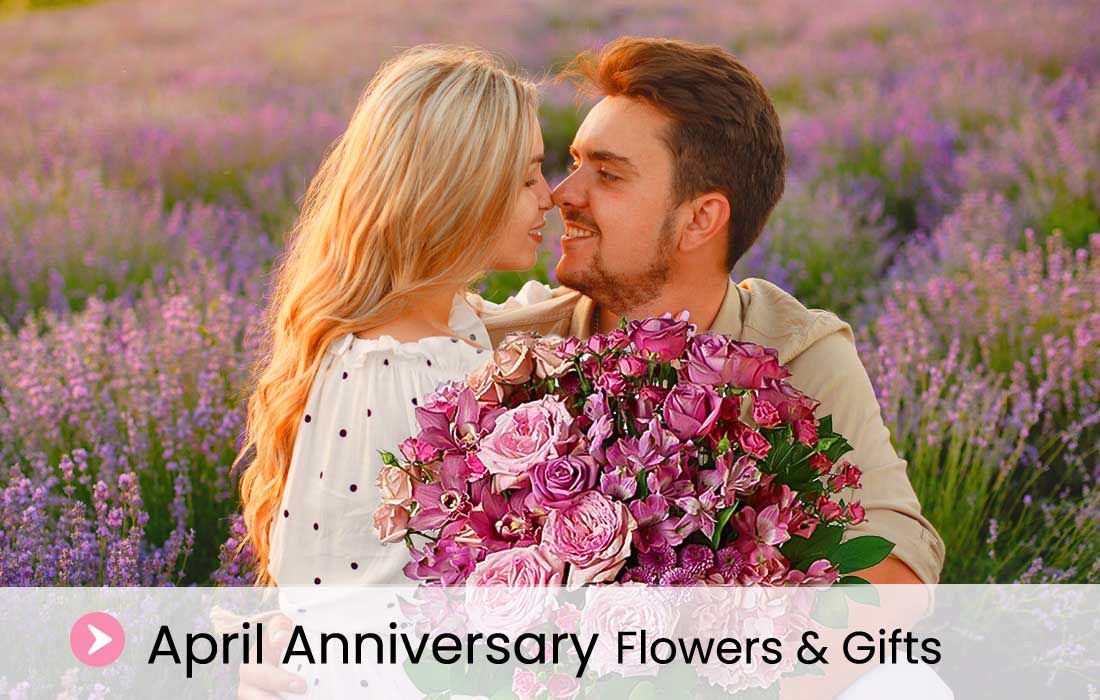 april anniversary flowers gifts