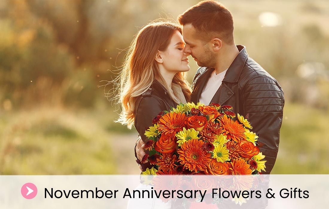 november anniversary flowers