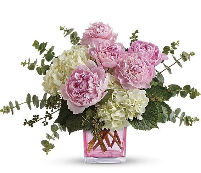 Teleflora's Pretty in Peony a3805 Flower Delivery Flower Shop